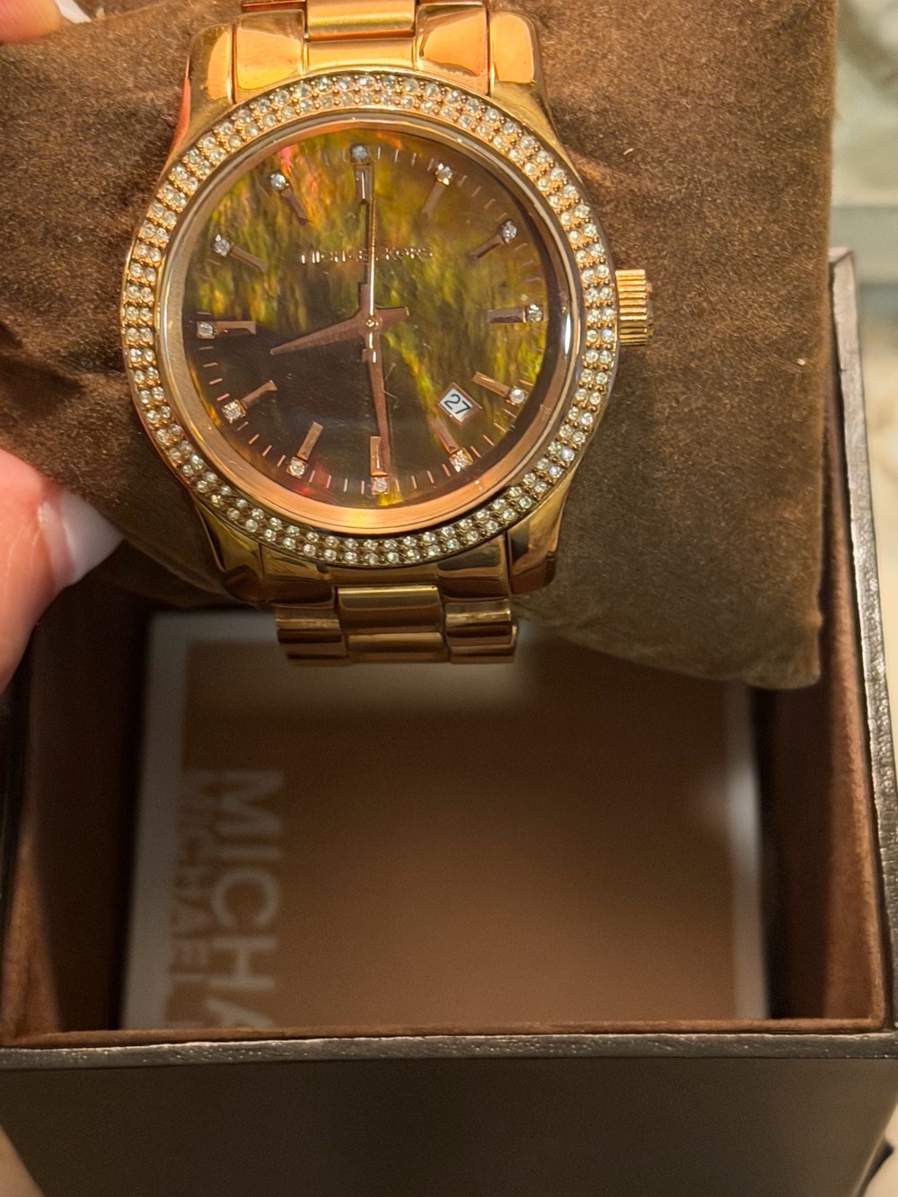 Michael Kors Gold-Tone Men's Link Bracelet Watch Band